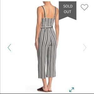 Romeo and Juliet Couture Striped Jumpsuit